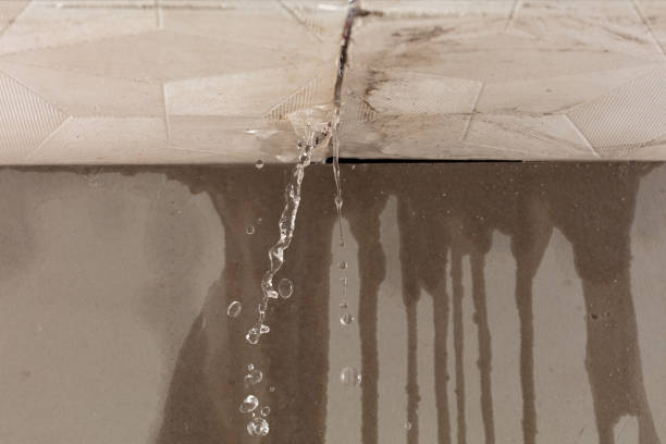 Professional Flood Damage Cleanup technician working in Filer City, MI